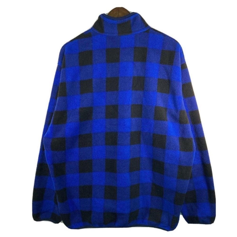 Patagonia Printed Synchilla Snap-T, Fuzzy Plaid: Andes Blue Buffalo Blue 🦬2014 - Picture 2 of 7